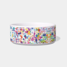 Painted Dots | Personalized Pet Dish