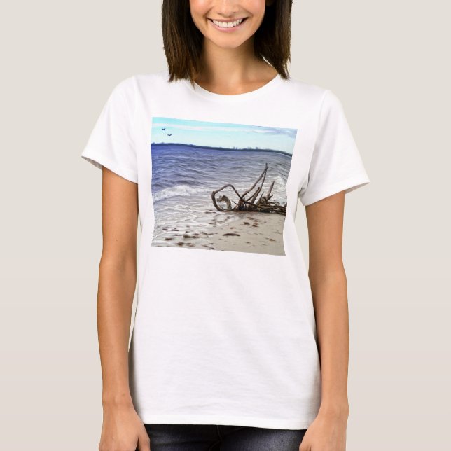 Painted Driftwood t-shirt (Front)