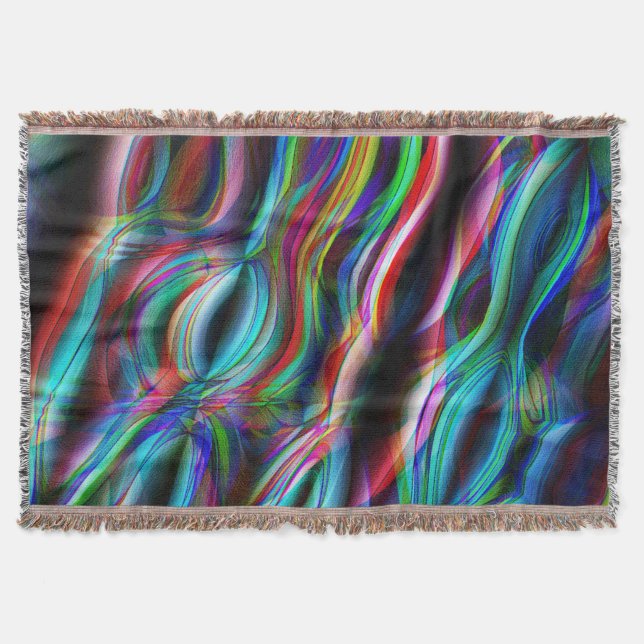 Painted Dunes Throw Blanket (Front)