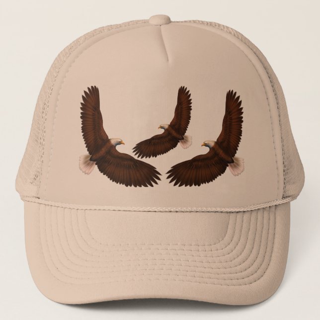 Painted Eagle Trucker Hat (Front)