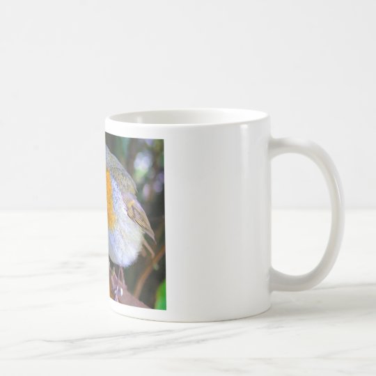 Painted Effect Robin Coffee Mug