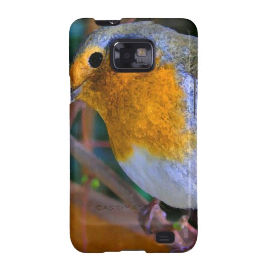 Painted Effect Robin Galaxy SII Cases