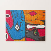Painted face Puzzle (Horizontal)