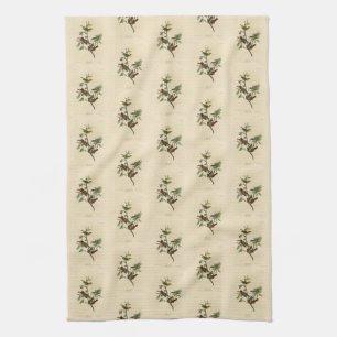 Painted Finch (Bunting) Audubon's Birds of America Kitchen Towel