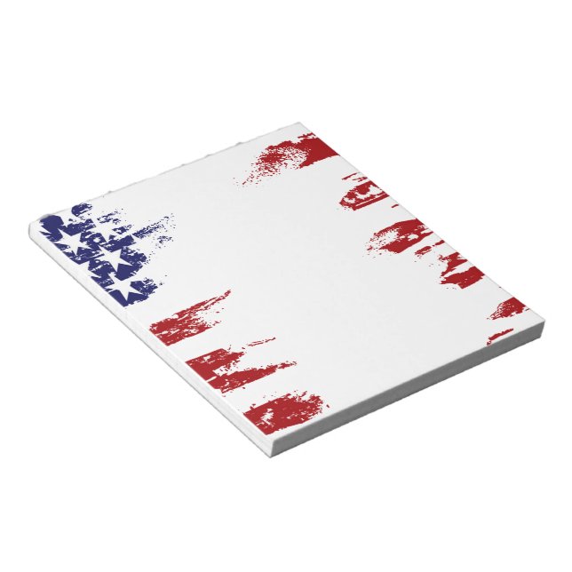 Painted flag notepad (Angled)