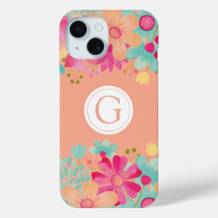 Painted Floral Monogram Customized Cover
