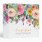 Painted Floral Personalized Portfolio Binder