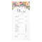 Painted Floral Salon Stylist Menu Price List