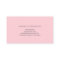 Painted Florals Business Card / Pink & Grey