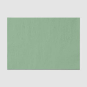 Painted Flowers plain green Tissue Paper 20x30"