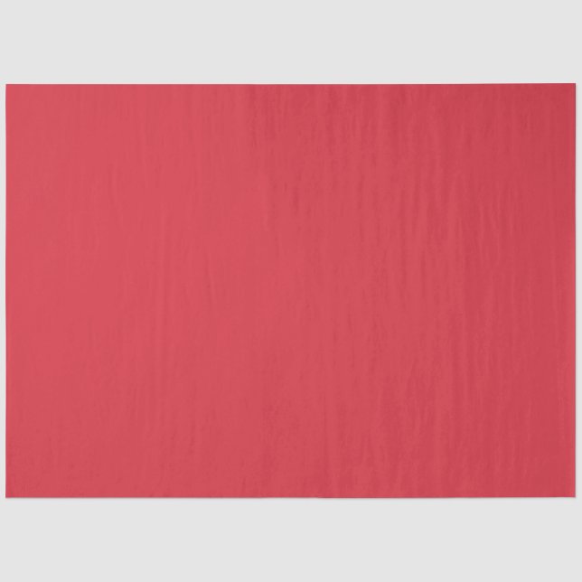 Painted Flowers plain red 18lb Tissue Paper 20x30" (Front)