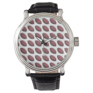 Painted Football Pattern Watch