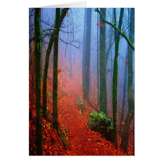 Painted Forest Autumn Blue Fog (Front)