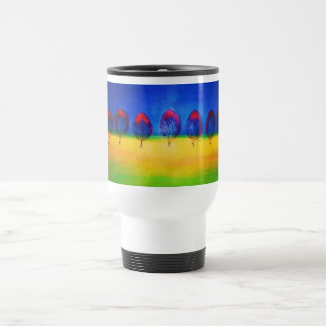 painted forest travel mug (Center)
