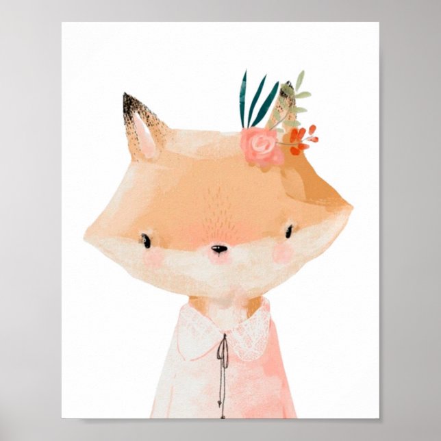 Painted Fox.  Poster (Front)