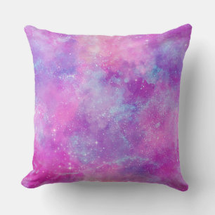 Painted Galaxy Series Design 2 Throw Pillow