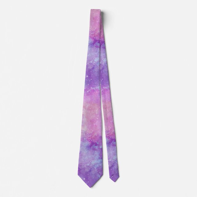 Painted Galaxy Series Design 2  Tie (Front)
