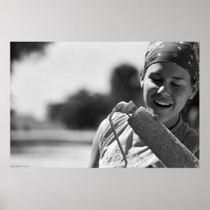 Painted Gecko Poster