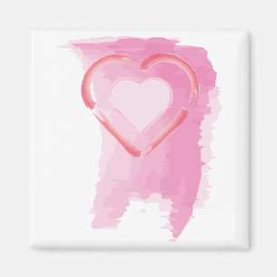 Painted Heart Magnet