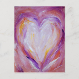 Painted Heart Postcard