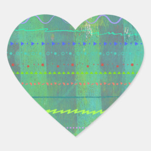 Painted Heart Sticker