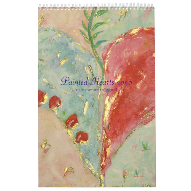 Painted Hearts 2026 Calendar (Cover)