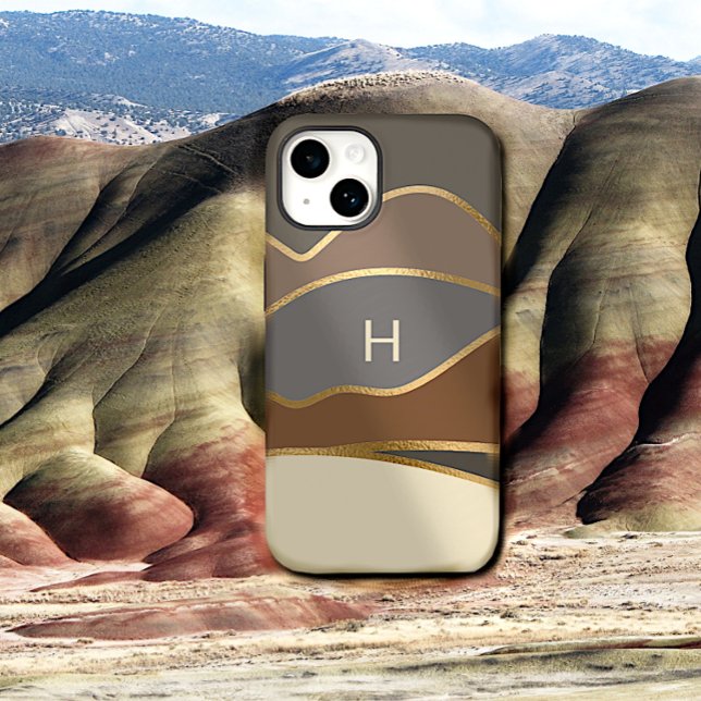 Painted Hills Monogrammed  Case-Mate iPhone Case (Creator Uploaded)