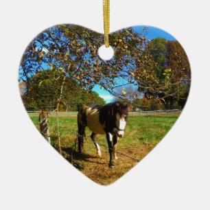 Painted Horse, Ceramic Ornament