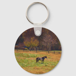 Painted Horse in the Distance Keychain