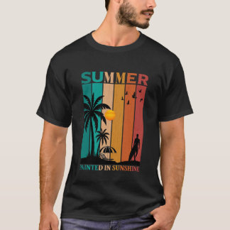 Painted in Sunshine Retro Summer Tee