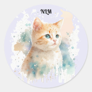 Painted Kitten Sticker