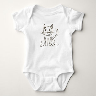 Painted Kitty Infant Creeper