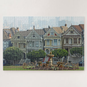 Painted Ladies, San Francisco, California Jigsaw Puzzle