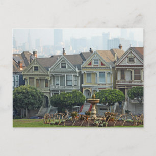 Painted Ladies, San Francisco, California Postcard