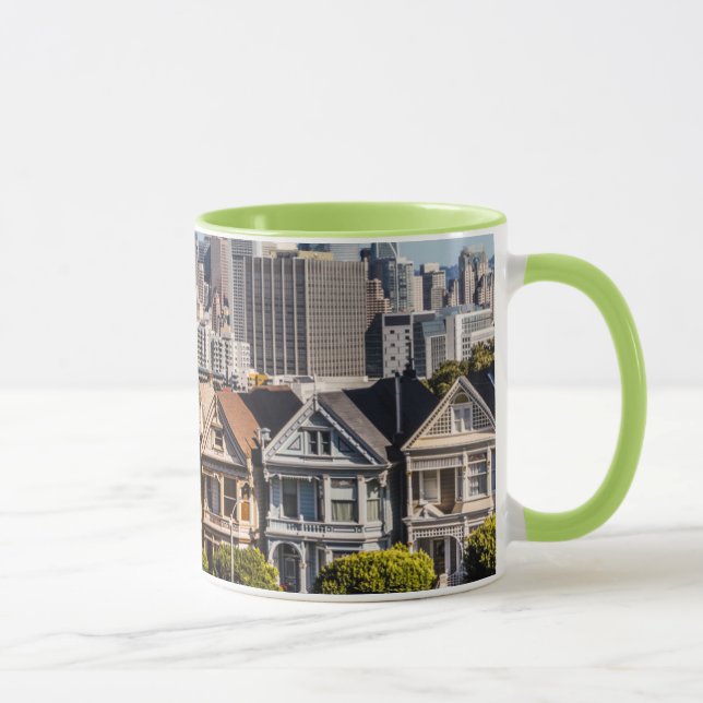 Painted Ladies Victorian Homes in San Francisco Mug (Right)