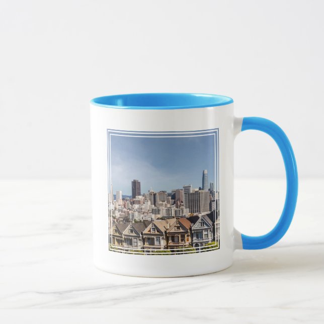 Painted Ladies Victorian Homes in San Francisco Mug (Right)