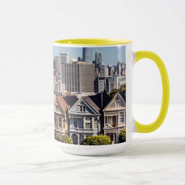 Painted Ladies Victorian Homes in San Francisco Mug (Right)