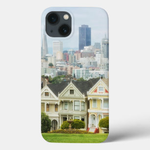 Painted Ladies, Victorian houses and skyline iPhone 13 Case