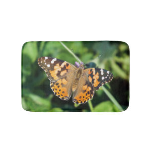 Painted Lady Butterfly Bath Mat
