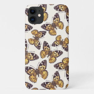 Painted lady butterfly pattern iPhone 11 case