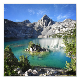 Painted Lady on Upper Rae Lake - John Muir Trail Photo Print