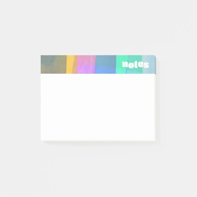 Painted Layers Post-It Notes (Front)