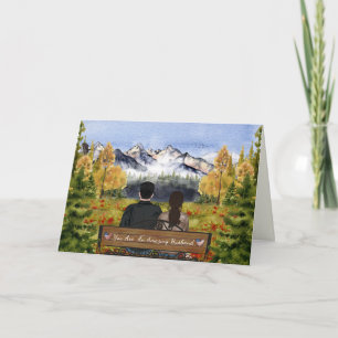 Painted Letters From Home, For Husband In Bootcamp Card