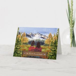 Painted Letters From Home, For Sister In Bootcamp Card