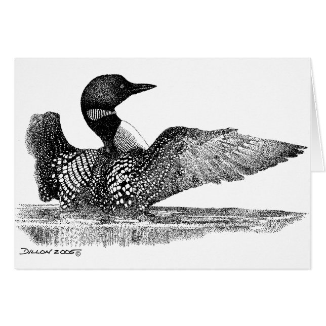 Painted Loon (Front Horizontal)