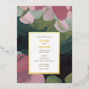 Painted Love Wedding Invitation