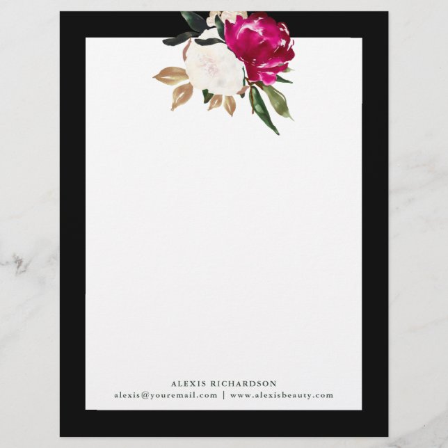Painted Magnolia Letterhead (Front)