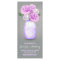 Painted mason jar wedding programs