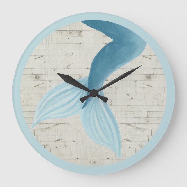 Painted Mermaid Collection Large Clock (Front)