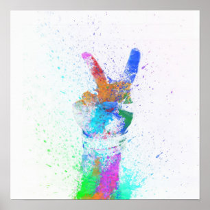 Painted Peace Poster